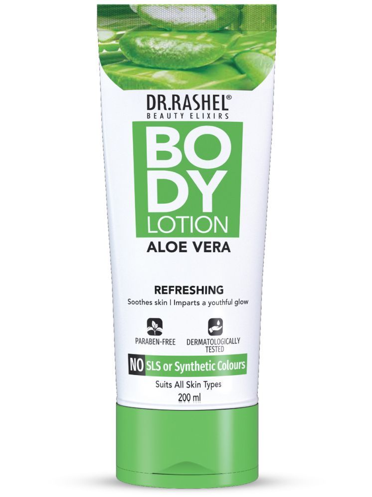     			DR.RASHEL Aloe Vera Moisturizing Lotion for All Skin Type 200ml (Pack of 1)