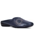 Liberty Navy Blue Women's Mules Shoes