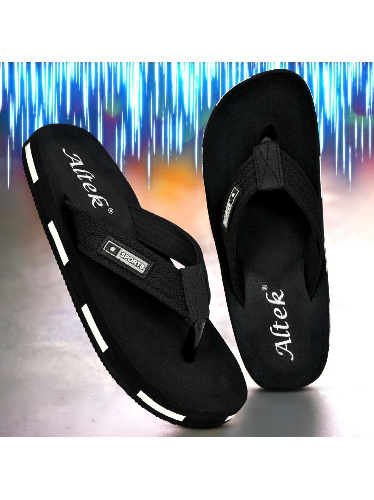     			Altek Black Men's Daily Slipper