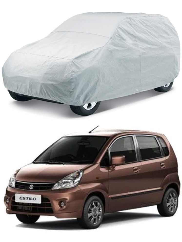     			CARNEST Car Body Cover for Maruti Suzuki Estilo [2006-2009] Without Mirror Pocket ( Pack of 1 ) , Silver