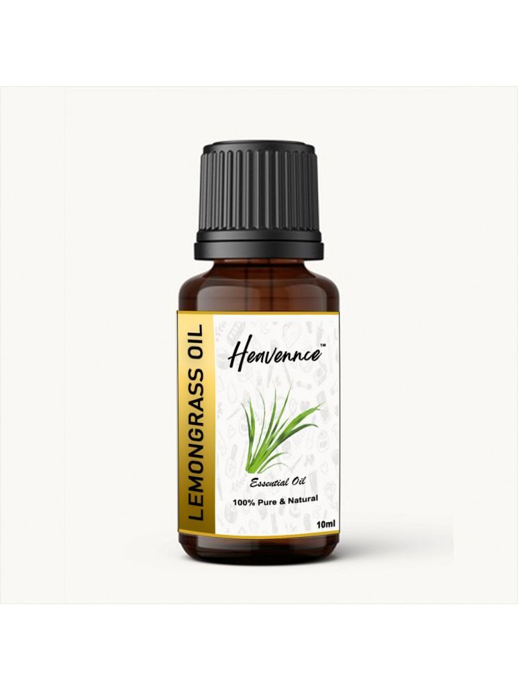     			Heavennce Lemongrass Aromatherapy Essential Oil Aromatic With Dropper 10 mL ( Pack of 1 )