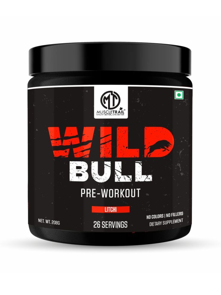     			Muscle Trail WILD BULL Whey Protein Powder ( 200 gm , Lychee - Flavour )