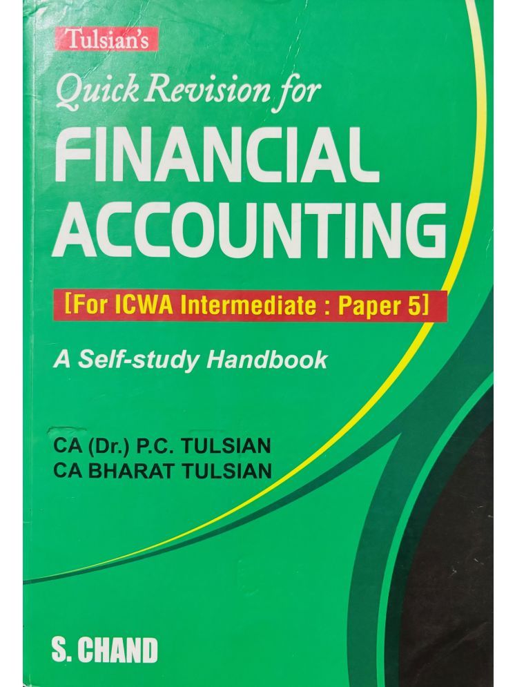     			Quick Revision for Financial Accounting (For ICWA Intermediate: Paper 5)