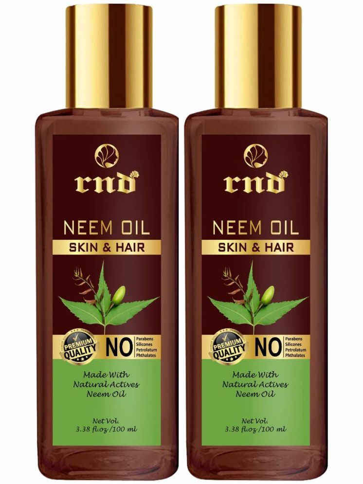     			Pure Organic Neem Oil (ColdPressed) Hair & Skin Nourisher - Pack of 2