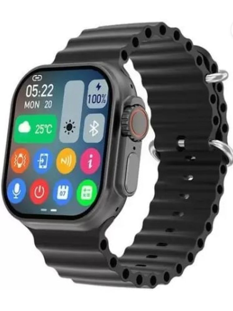     			Shopic Point AMOLED BT Calling Silicone Upto 1-2 days Smart Watch Black