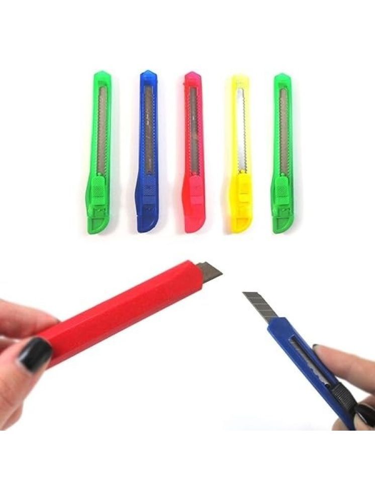     			FREEDY 1 Carton Cutter(9mm) Blade Snap Off Cutter Utility Knives Retractable Snap-Off Knife(any 1 random colour will send)