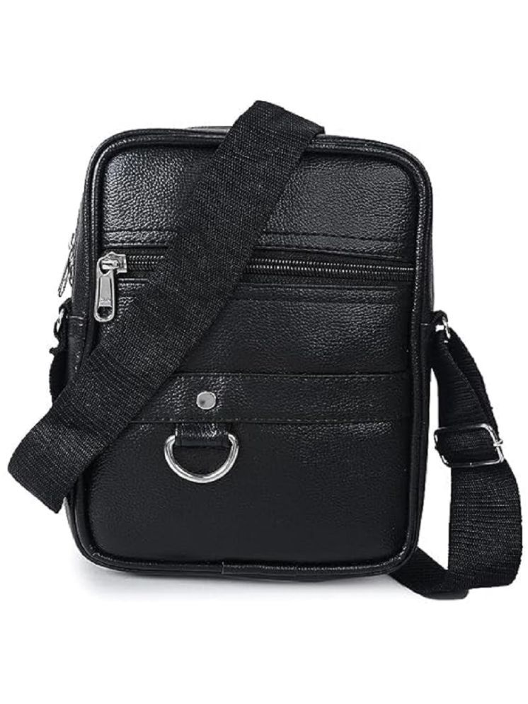     			Nice Purse Black Solid Messenger Bag