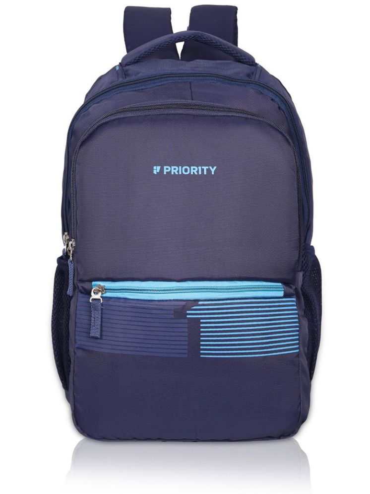     			Priority 31 Ltrs Dark Blue P.U. College Bag