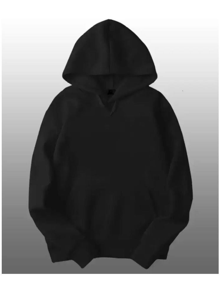     			ATIGIANO APPAREL Fleece Hooded Men's Sweatshirt - Black ( Pack of 1 )