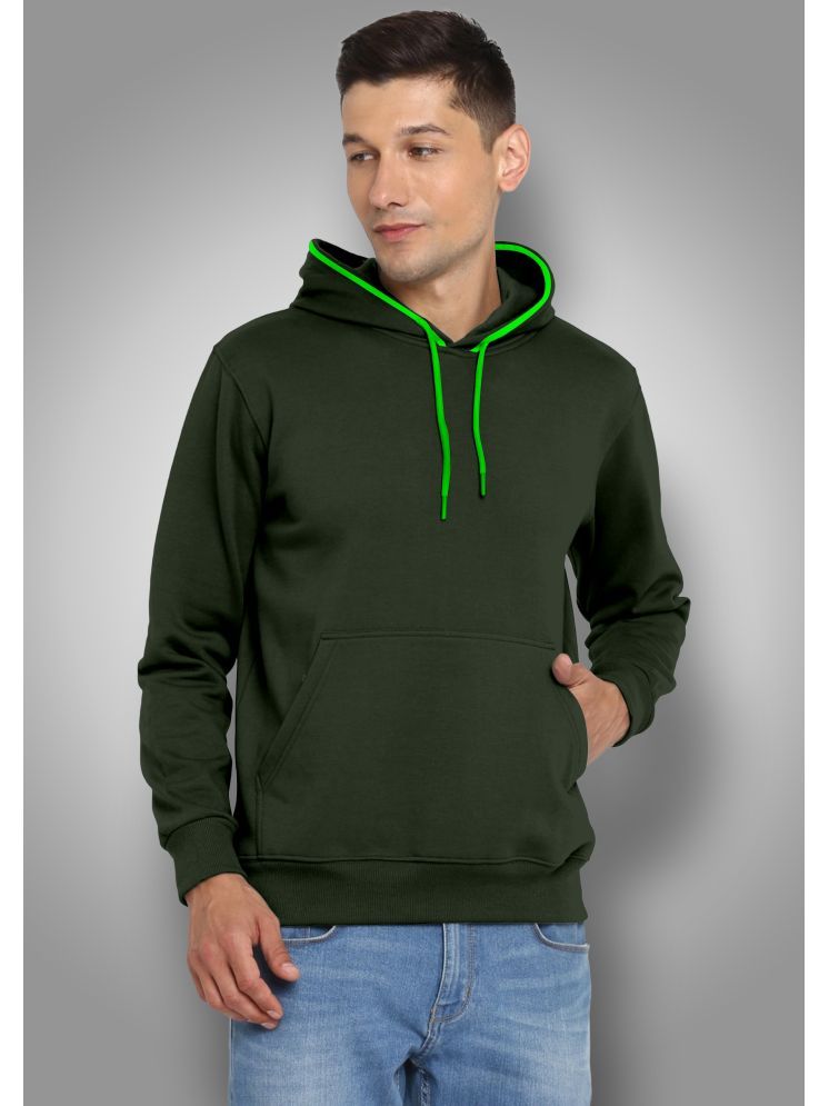     			FTX Fleece Hooded Men's Sweatshirt - Green ( Pack of 1 )