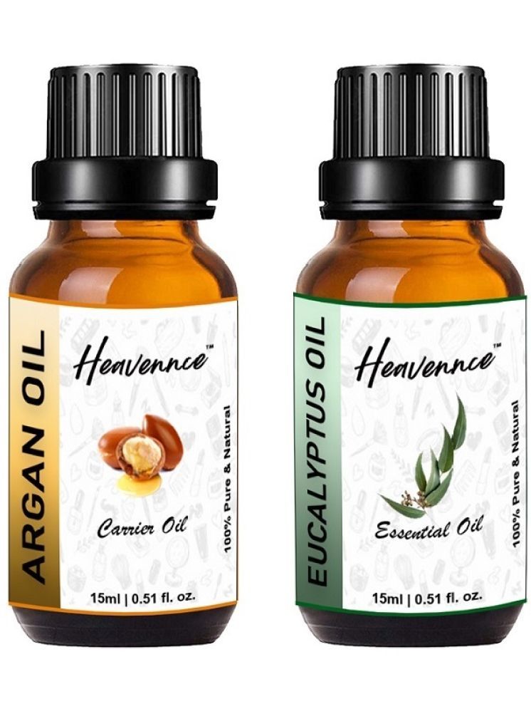     			Heavennce Eucalyptus Aromatherapy Essential Oil Aromatic With Dropper 30 mL ( Pack of 2 )