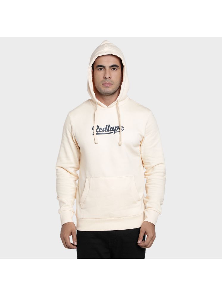     			Red Tape Cotton Blend Hooded Men's Sweatshirt - Beige ( Pack of 1 )