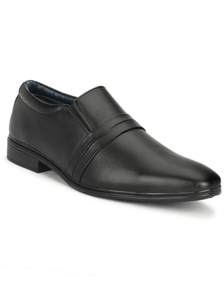     			Rimezs Black Men's Mocassin Formal Shoes