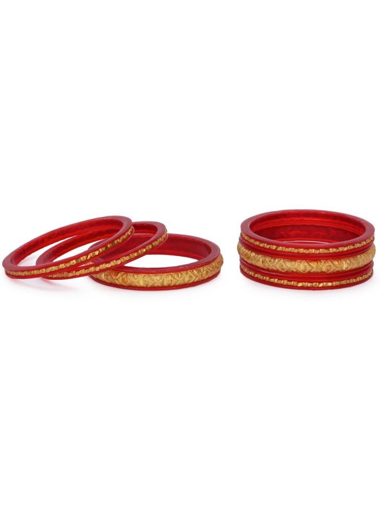     			Somil Multicolor Bangle Set ( Pack of 6 )