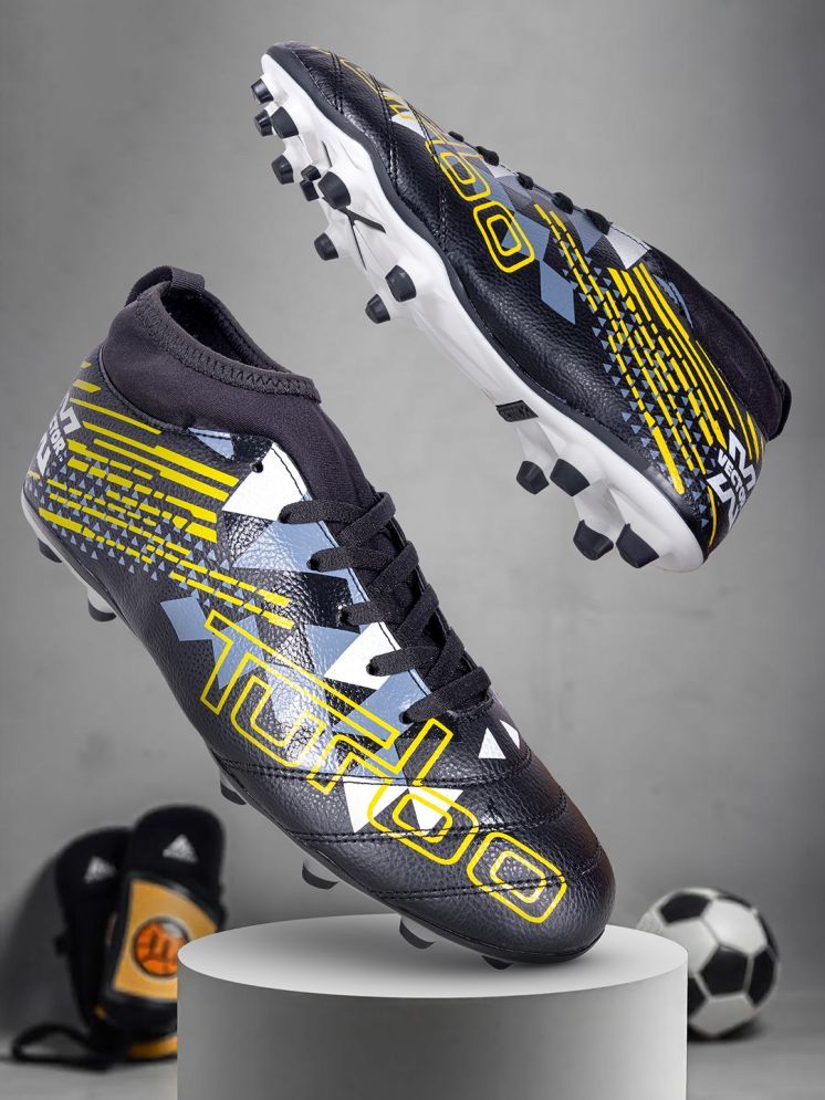     			Vector X TURBO Yellow Black Football Shoes