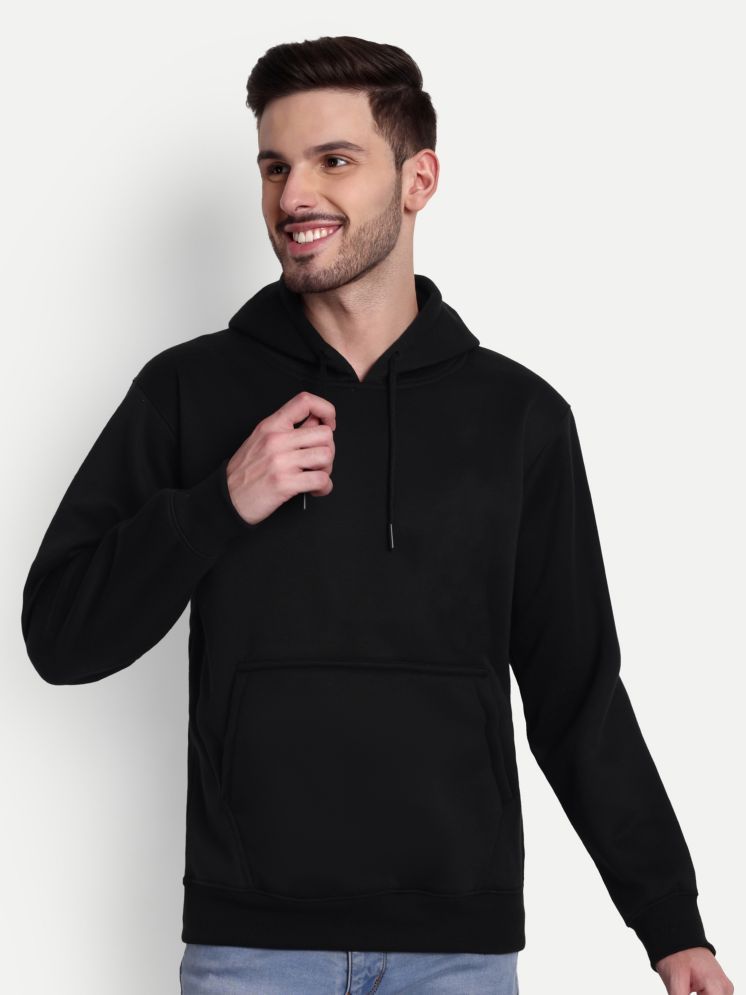     			Zeffit Fleece Hooded Men's Sweatshirt - Black ( Pack of 1 )