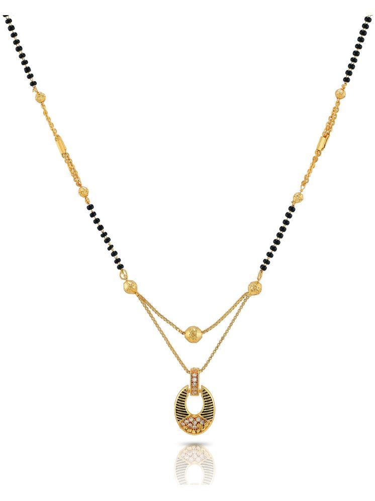     			AKLINA Golden Mangalsutra ( Pack of 1 )