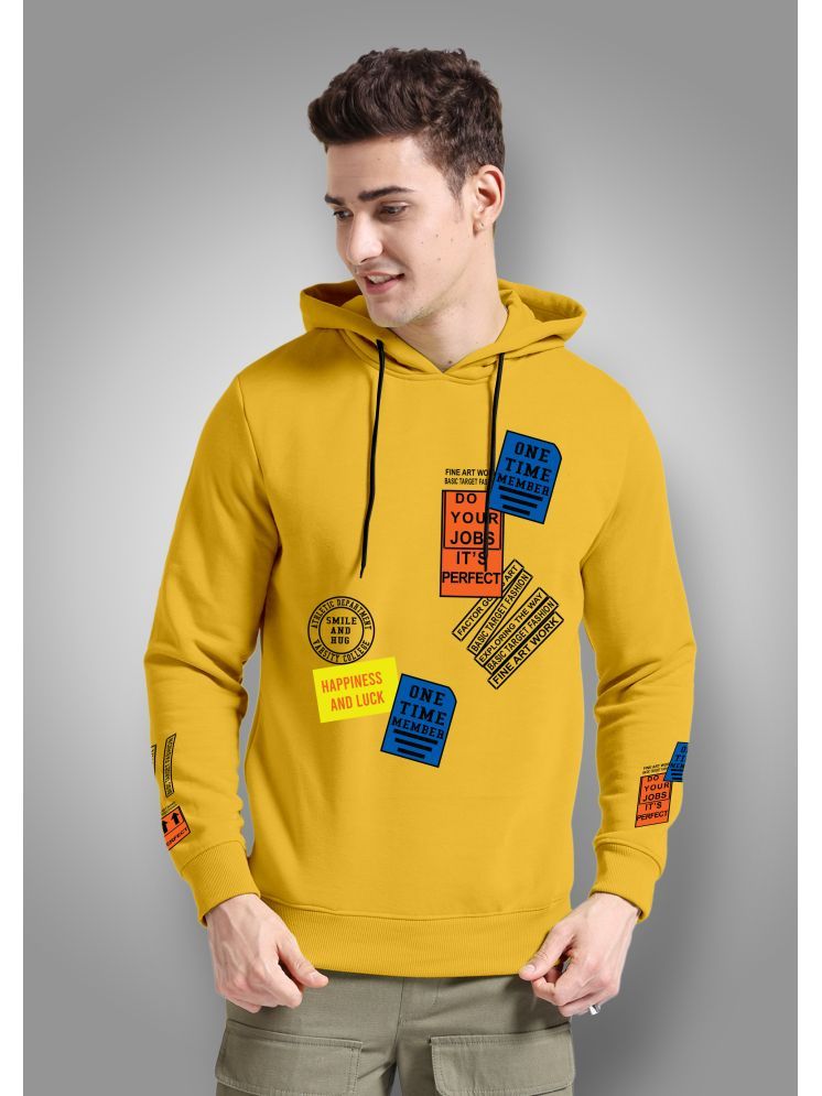     			FTX Fleece Hooded Men's Sweatshirt - Gold ( Pack of 1 )