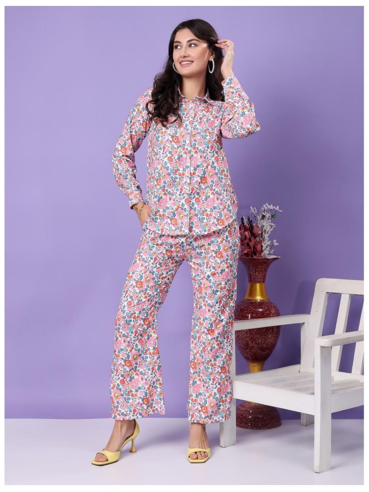     			Hangup Multi Color Printed Pant Top Set