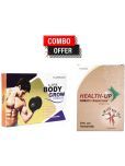 Dr. Chopra G&G A-One Body Grow Caps 20no.s & WinTrust Health Swasthyavardhak 20 10 no.s Unflavoured Pack of 4