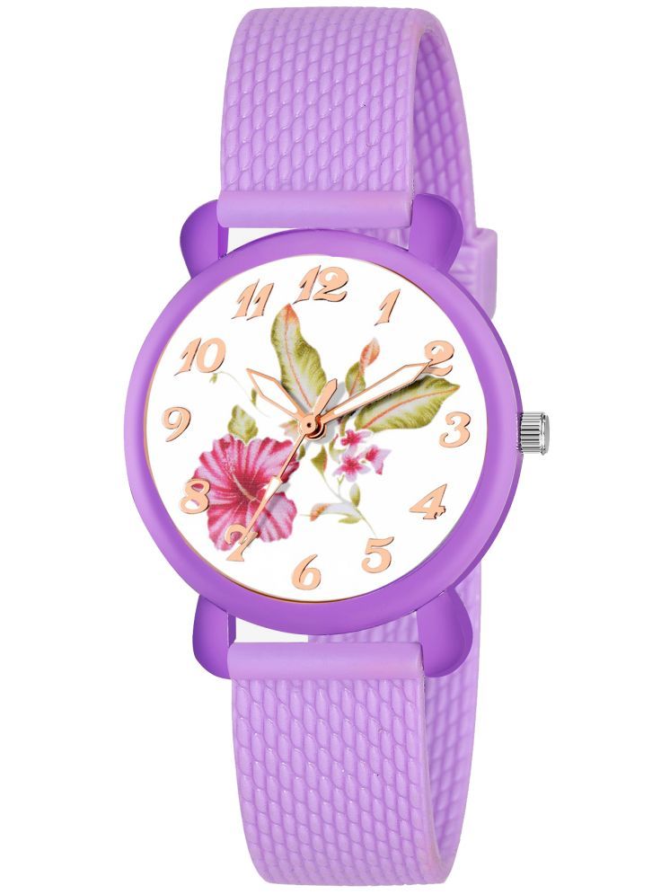     			DECLASSE Purple Plastic Analog Womens Watch