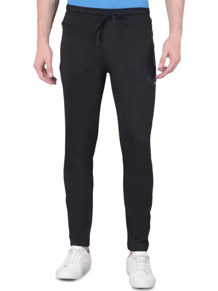     			Force NXT Black Cotton Men's Trackpants ( Pack of 1 )