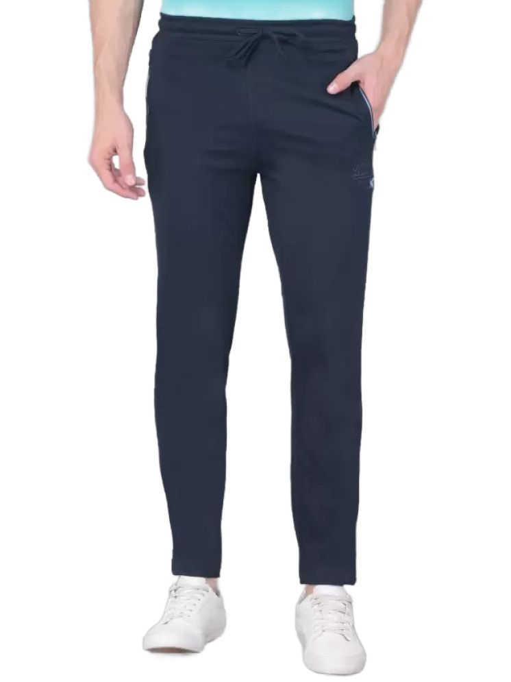     			Force NXT Navy Cotton Men's Trackpants ( Pack of 1 )