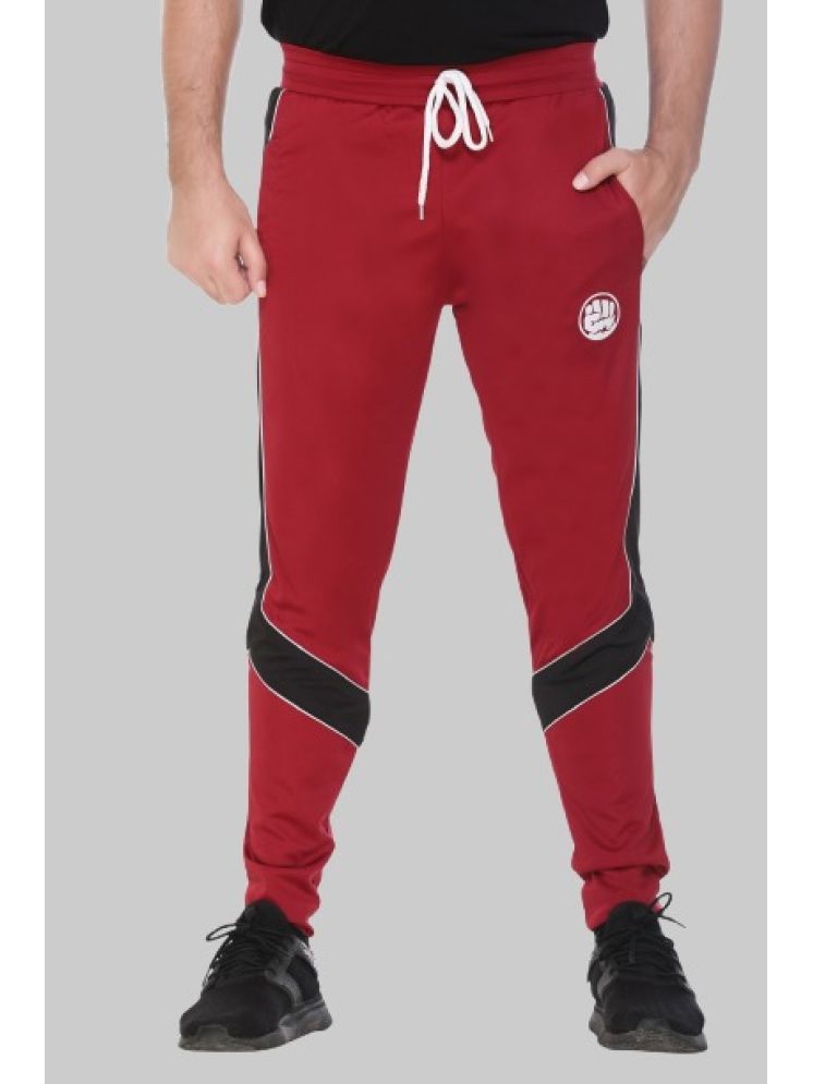     			LEEBONEE Maroon Polyester Men's Trackpants ( Pack of 1 )