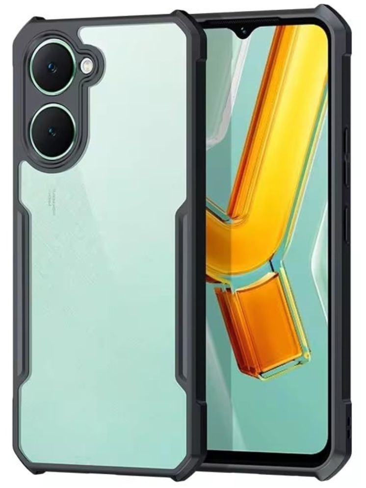     			ZAMN Shock Proof Case Compatible For Polycarbonate Vivo Y03 ( )