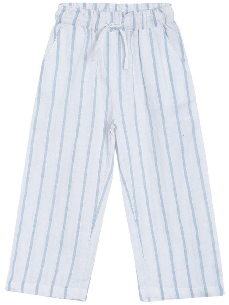     			MINI KLUB White Cotton Trackpant For Baby Girl ( Pack of 1 )