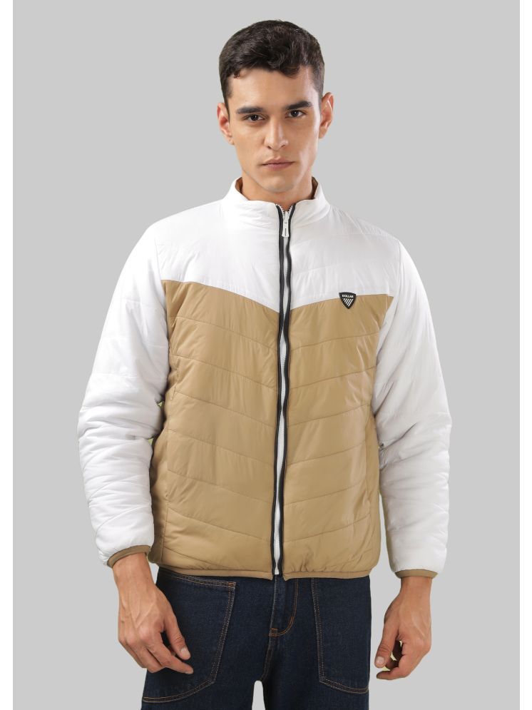     			Dollar Nylon Men's Quilted & Bomber Jacket - Khaki ( Pack of 1 )