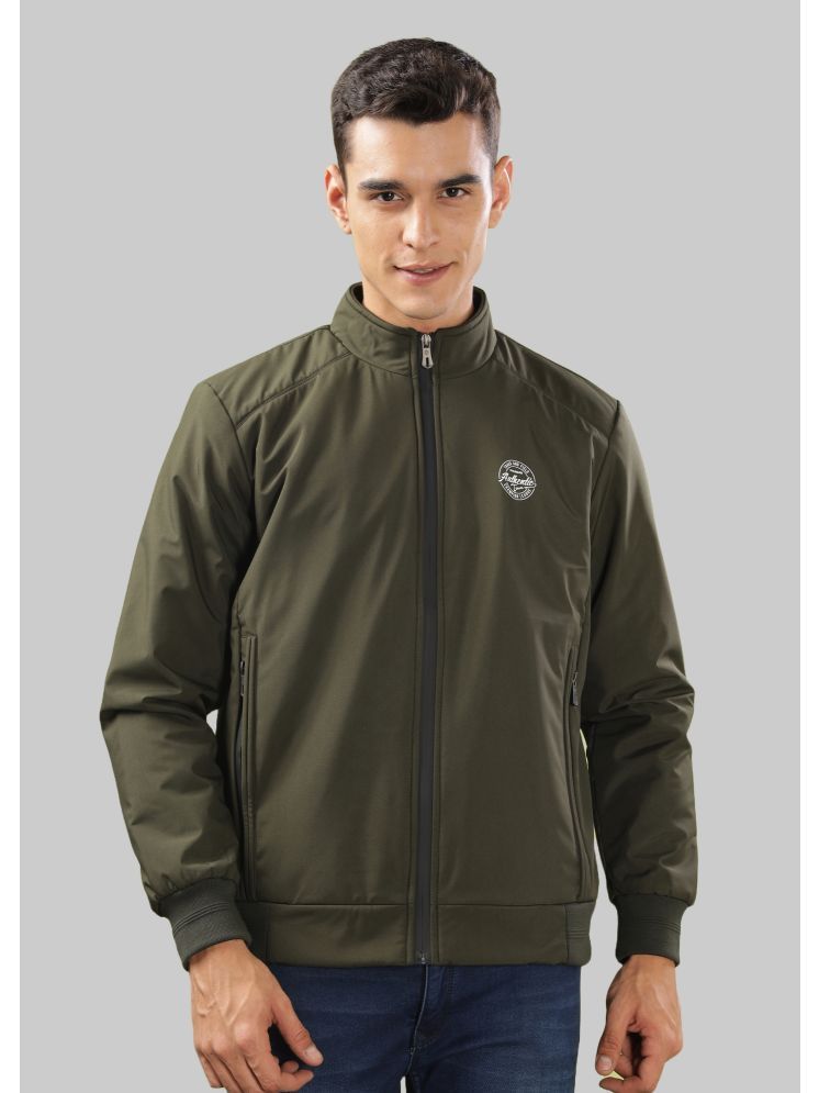     			Dollar Synthetic Men's Quilted & Bomber Jacket - Olive ( Pack of 1 )