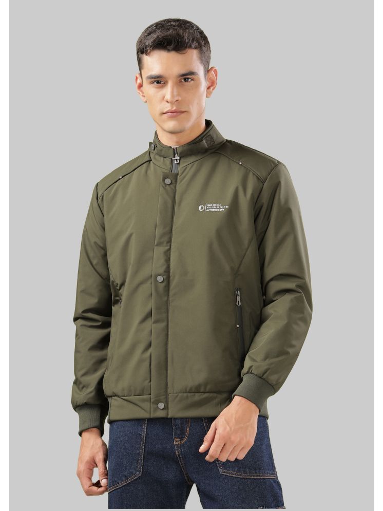     			Dollar Synthetic Men's Quilted & Bomber Jacket - Olive ( Pack of 1 )