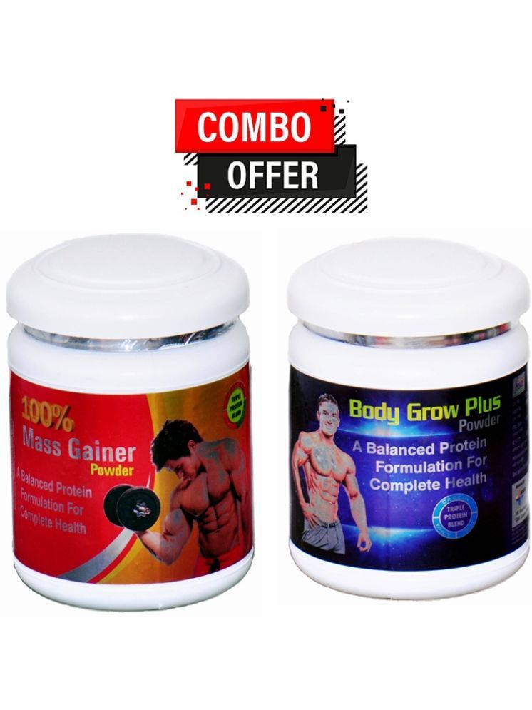     			Dr. Chopra Rikhi 100% Mass Gainer Powder 300gm & Body Grow Plus Powder 300 gm Chocolate