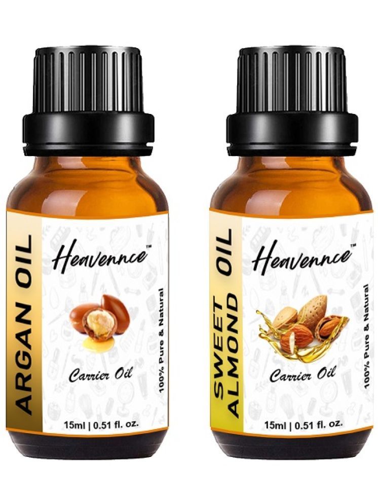     			Heavennce Sweet almond Aromatherapy Essential Oil Aromatic With Dropper 30 mL ( Pack of 2 )