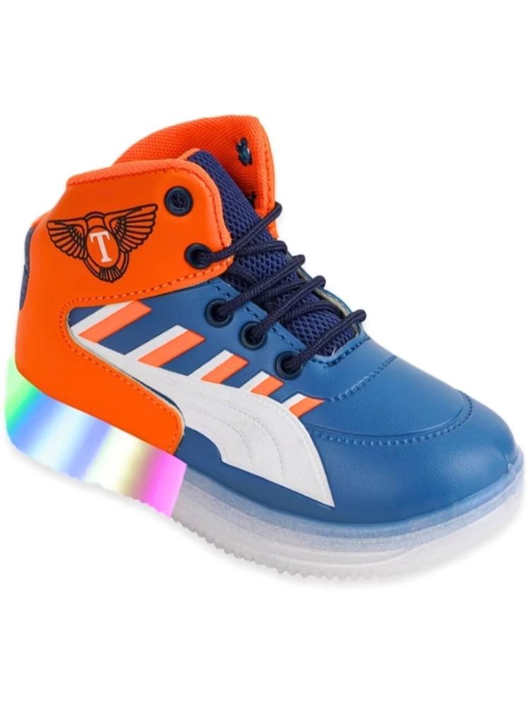     			ICONIC ME - Orange Boy's LED Shoes ( 1 Pair )