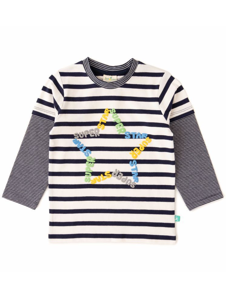     			Juscubs Navy Baby Boy T-Shirt ( Pack of 1 )