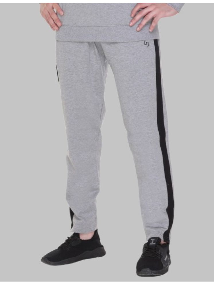     			LEEBONEE Grey Fleece Men's Trackpants ( Pack of 1 )