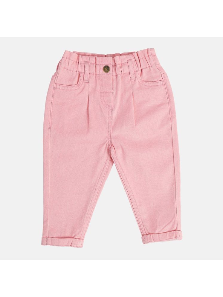     			Miniklub Baby Girls Pack Of 1 Denim Pant (Pink)