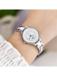 Cosmic Silver Metal Analog Womens Watch