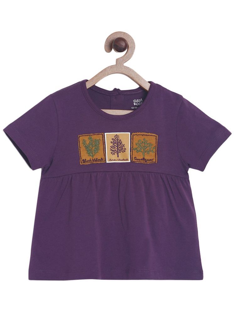     			MINI KLUB Purple Baby Girl Top ( Pack of 1 )