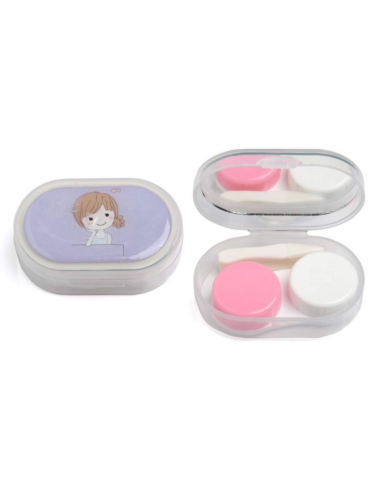     			Vivid Purple Hard Case Contact Lenses