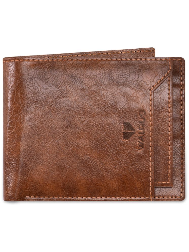     			Walrus Brown Faux Leather Men's Regular Wallet ( Pack of 1 )