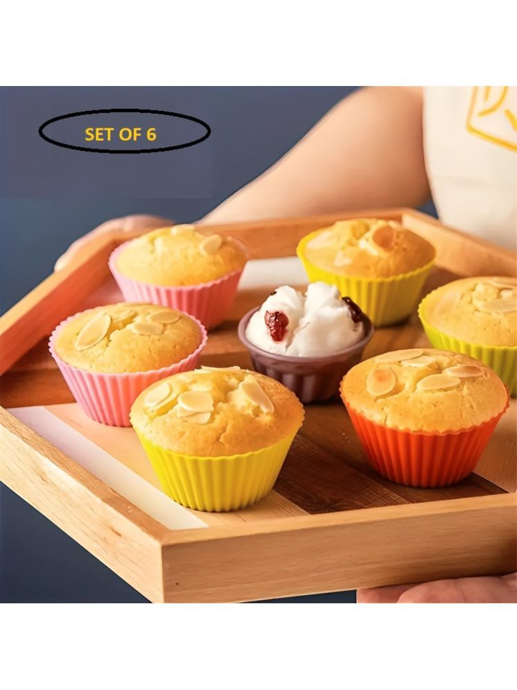     			dust n shine Silicone Cup Cake Moulds 50 mL