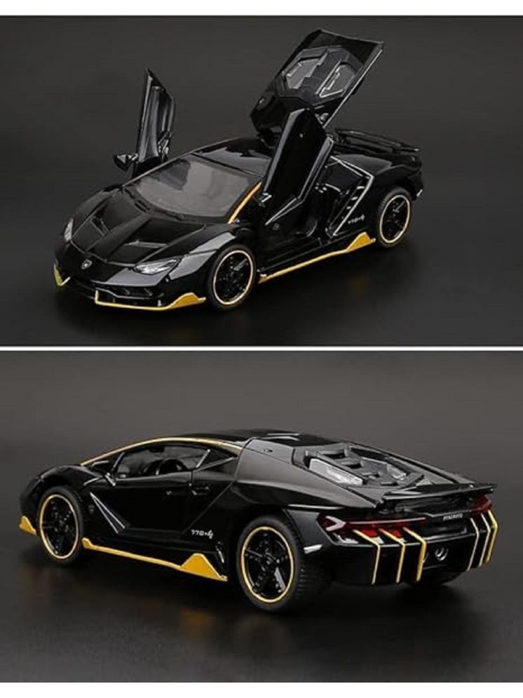     			FEDIFU Lamborghini Die Cast Metal Car Model - Pull Back with Openable Doors, LED Lights, Great for Kids, Boys, Girls - 1:32 Scale