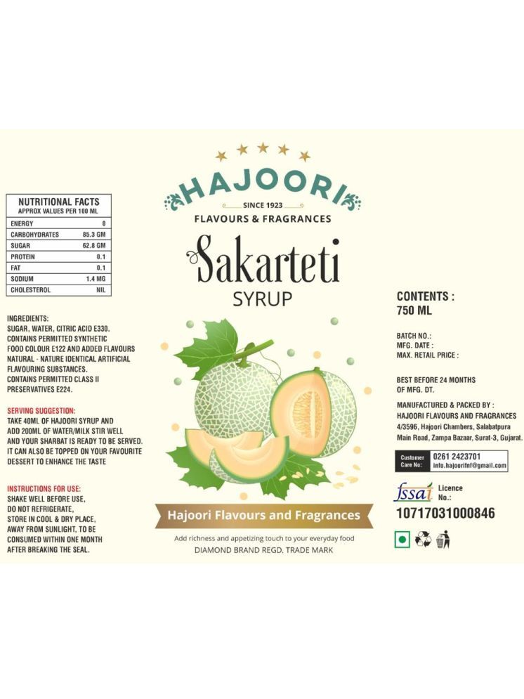     			Hajoori Flavours and Fragrances SAKARTETI Flavour Liquid 1 kg