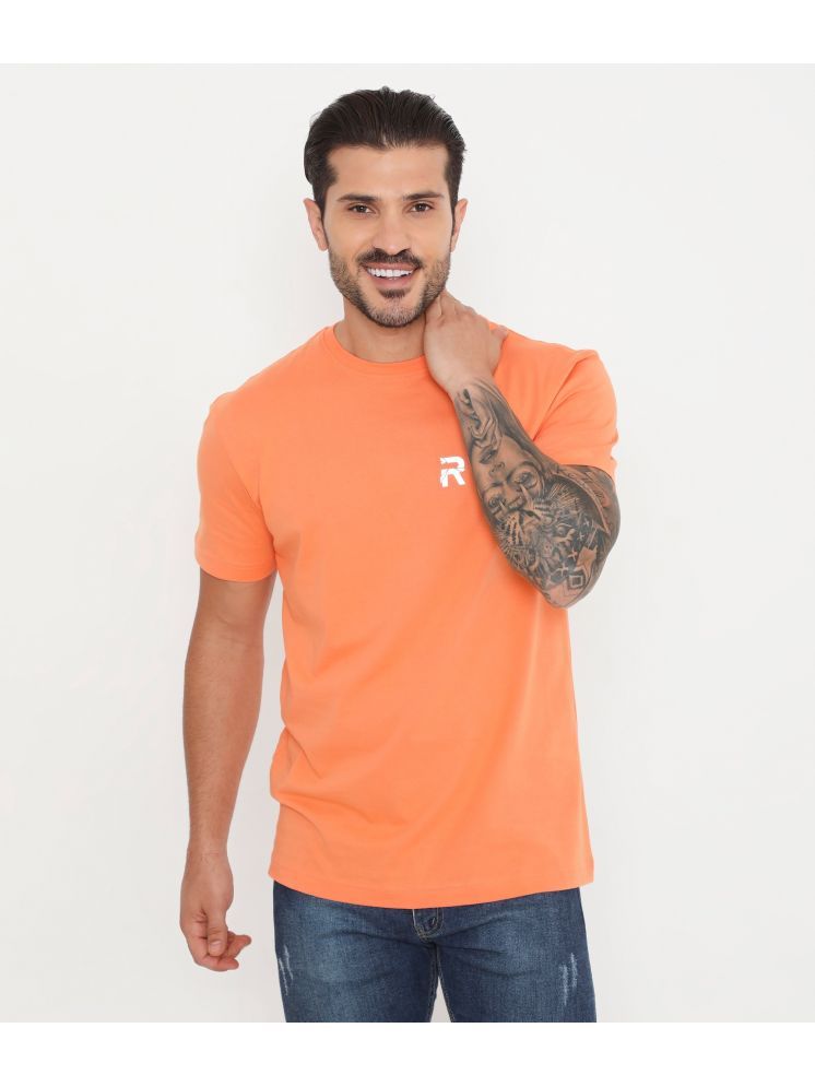     			Rivolta Pack of 1 100% Cotton Regular Fit Men's T-Shirt ( Orange )