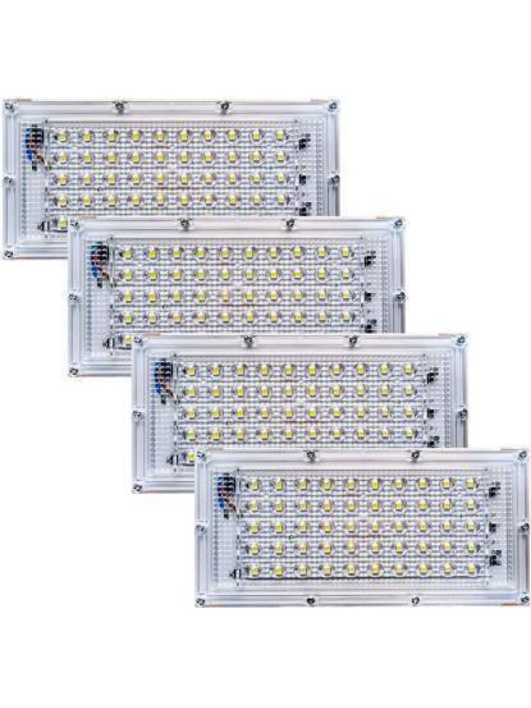     			SPARKWORLD Cool Day Light 50 Watts Flood Light ( Pack of 4 )