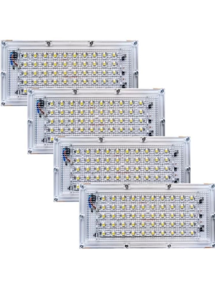     			SPARKWORLD Cool Day Light 50 Watts Flood Light ( Pack of 4 )