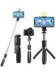 K.S.INTERNATINAL TRADERS  R1S Bluetooth Selfie Stick ( Black )